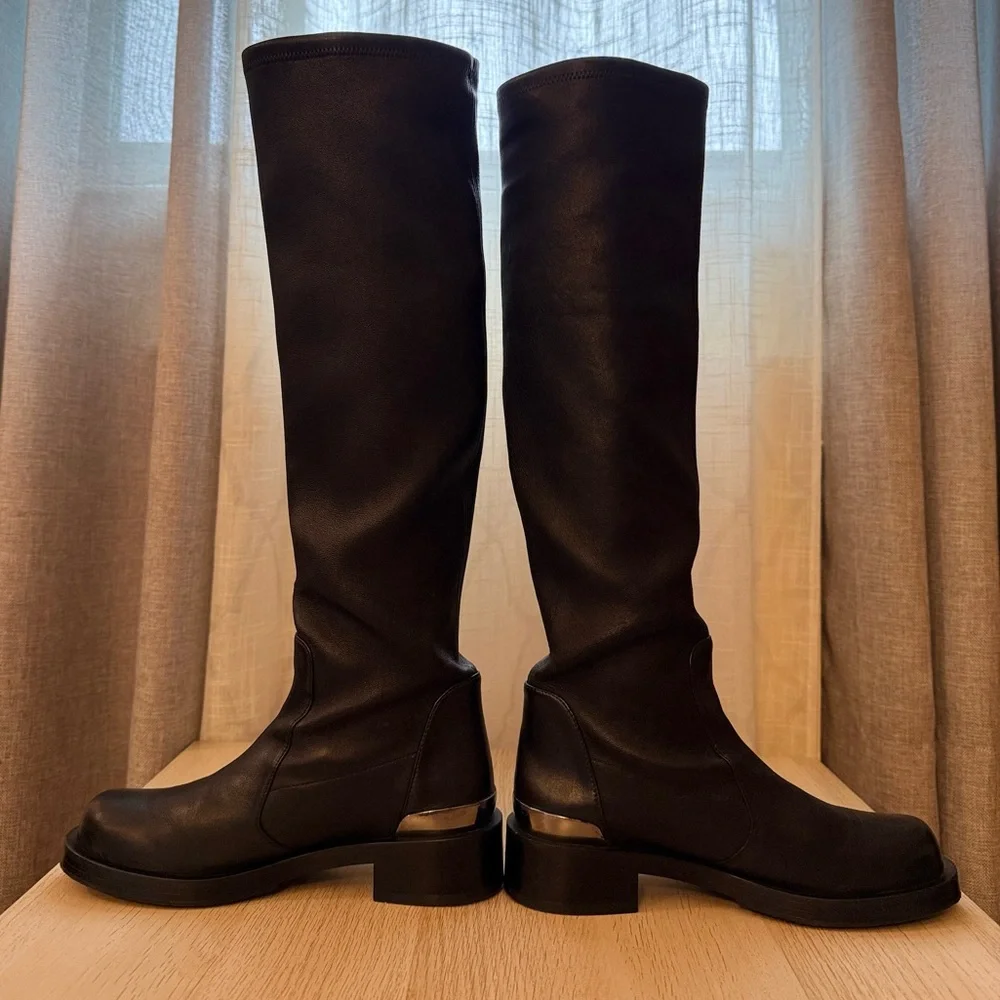 Stuart Weitzman Black Over the Knee Boots - Picture 8 of 14